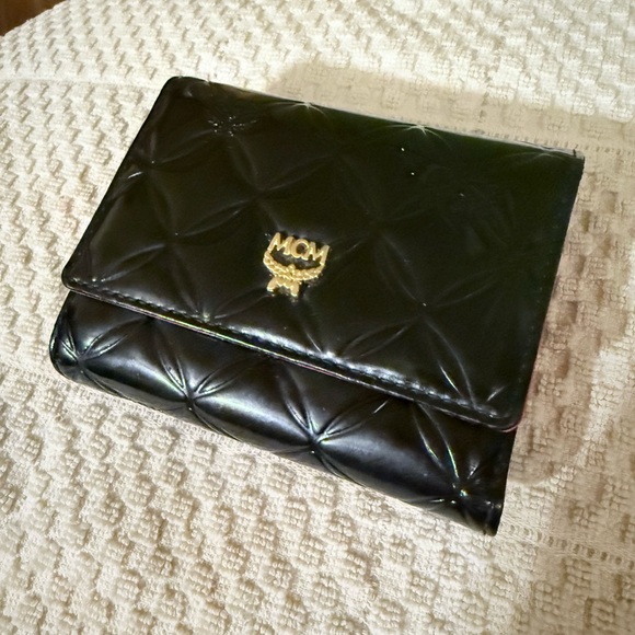 MCM Black Quilted Wallet - Picture 2 of 9